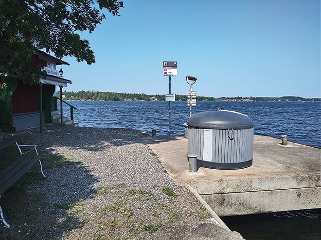 Konflikt om sophämtning på Västra Granholmen