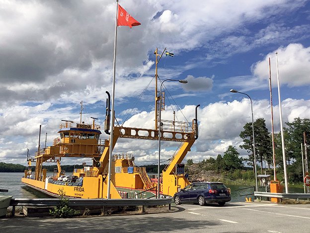 Upprepade tillbud med vägfärjan Frida