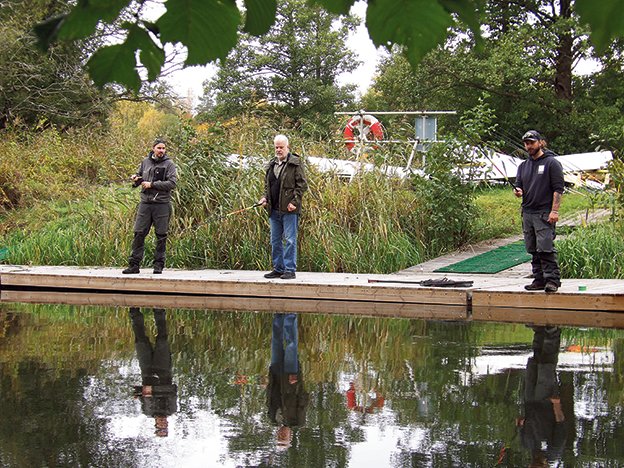 Seniorfiske med napp och tilltugg