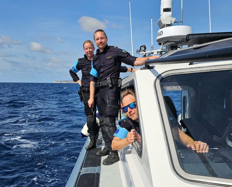 Svenska Kustbevakningen patrullerar åter i Medelhavet