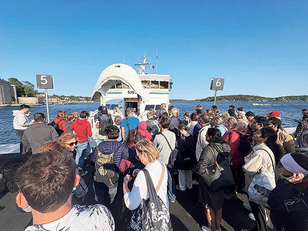 Skärgårdstrafiken på rekordnivåer